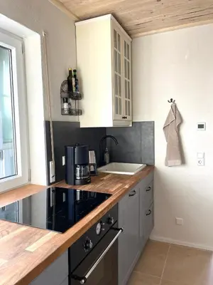 Küche/Küchenzeile in der Unterkunft Traumhaftes Tiny Apartment