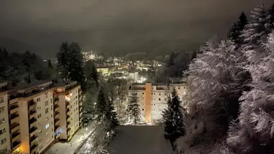 Panorama-Perle I 3-Zimmer-Wohnung mit Aussicht im Winter