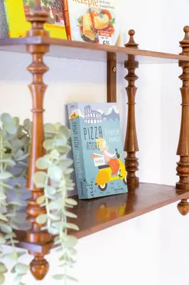 Die Bibliothek in der Ferienwohnung