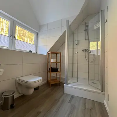 Ein Badezimmer in der Unterkunft Ferienwohnung Sommerlinde