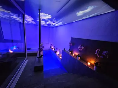 Grundriss der Unterkunft Luxus-Wohnung mit IndoorPool