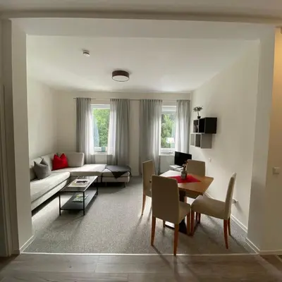 TV/Unterhaltungsangebot in der Unterkunft Ferienwohnung Leinbaum