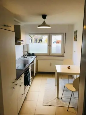 Küche/Küchenzeile in der Unterkunft Wohnung in Oberriexingen