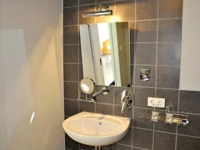 Ein Badezimmer in der Unterkunft Seminarhotel in der Manfred-Sauer-Stiftung