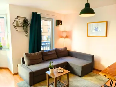 Ein Sitzbereich in der Unterkunft ZEN Apartment - Garage - Smart TV - Kitchen
