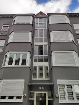 Das Gebäude in dem sich die Ferienwohnung befindet