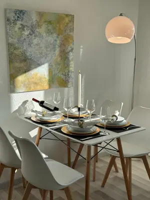 Grundriss der Unterkunft BELLA - Business&Family - 200m zum Schloßeingang, Parkplatz, SmartTV, Netflix, Waschmaschine, 24h Checkin, 41qm, WLAN