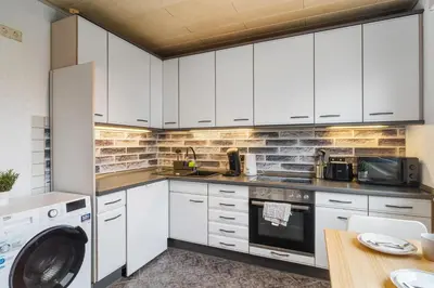 Küche/Küchenzeile in der Unterkunft RI02 Wohnung mit großer Terrasse
