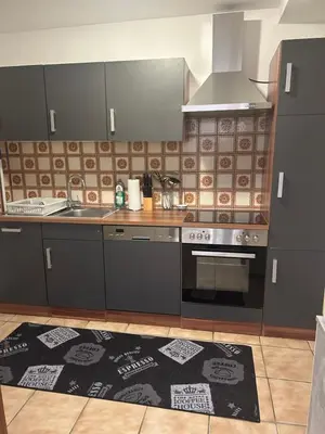 Küche/Küchenzeile in der Unterkunft Ferienwohnung Schwarzwald