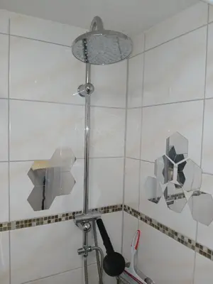 Ein Badezimmer in der Unterkunft Bottwartal Apartment mit eigenem Eingang, top ruhige Lage, gemütliches Häusle für sich alleine