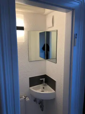 Ein Badezimmer in der Unterkunft Casa di Sori Familienurlaub in Wöllstein