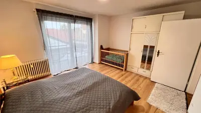 Küche/Küchenzeile in der Unterkunft Die Wohnung 1