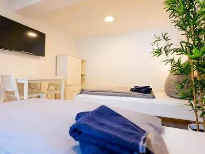 Ein Bett oder Betten in einem Zimmer der Unterkunft bookandstay24 Rossdorf II ganzes Haus bei Darmstadt, Frankfurt, Rhein Main Gebiet