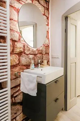 Ein Badezimmer in der Unterkunft namastay! Gartensuite in bester Lage Mannheims