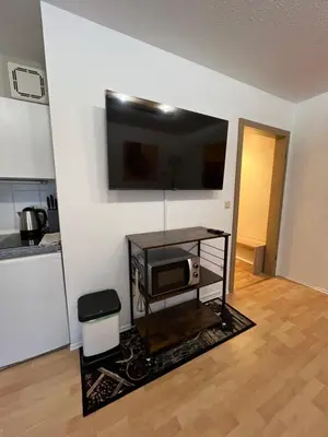 Küche/Küchenzeile in der Unterkunft Wohnung mit Küche Balkon Parkplatz in der Nähe von Heidelberg