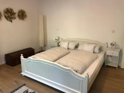 Ein Bett oder Betten in einem Zimmer der Unterkunft Betzebud