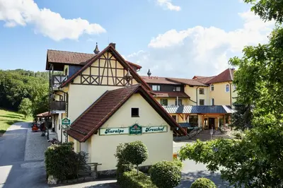 Das Gebäude in dem sich das Hotel befindet