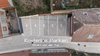 Das Gebäude in dem sich die Ferienwohnung befindet