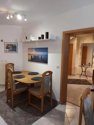 Ein Sitzbereich in der Unterkunft Haus Petra