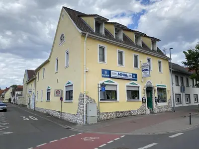 Das Gebäude in dem sich das Hotel befindet