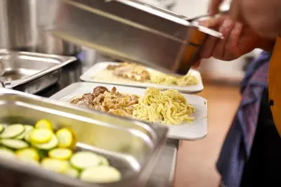 Essen im Hotel oder in der Nähe