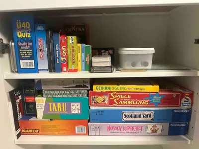 Die Bibliothek in der Ferienwohnung