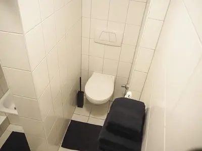 Ein Badezimmer in der Unterkunft Charming old town apartment - Central in Neustadt
