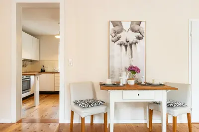 Küche/Küchenzeile in der Unterkunft Zuhause bei ELLEN