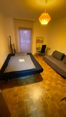 Grundriss der Unterkunft Privatzimmer im 1 OG in einem Reihenhaus mit gemeinschaftlichen Zimmern