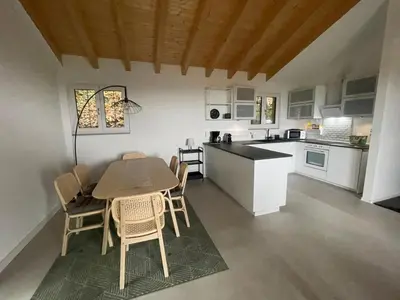 Küche/Küchenzeile in der Unterkunft Ferienhaus Lindenallee 20