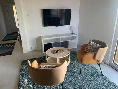 TV/Unterhaltungsangebot in der Unterkunft Ferienhaus Lindenallee 20