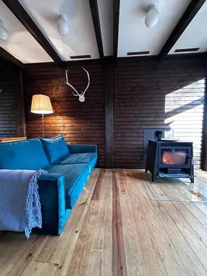 Ein Sitzbereich in der Unterkunft Waldparadies mit allem was Sie brauchen