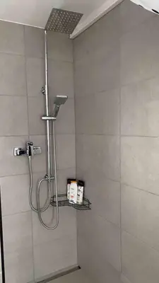 Ein Badezimmer in der Unterkunft Helle 1-Zimmer Souterrainwohnung in ruhiger Lage!