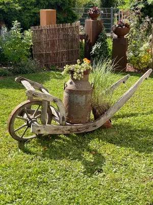Ein Garten an der Unterkunft Winzerlodge, Wohnung Riesling