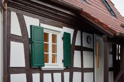 Das Gebäude in dem sich die Ferienwohnung befindet