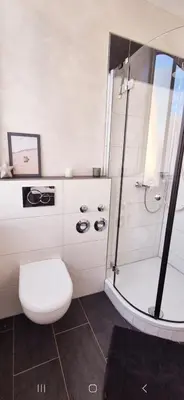 Ein Badezimmer in der Unterkunft Apartment Neckarglück