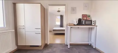 Ein Bett oder Betten in einem Zimmer der Unterkunft Apartment Neckarglück