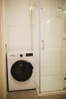 Ein Badezimmer in der Unterkunft HUGOS Studio Apartment