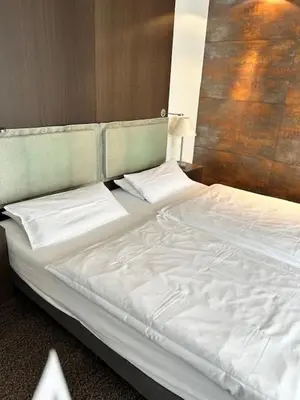 Ein Bett oder Betten in einem Zimmer der Unterkunft Kubus