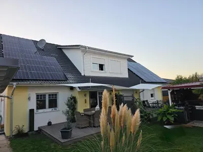 Das Gebäude in dem sich die Ferienwohnung befindet