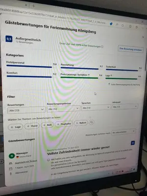 Grundriss der Unterkunft Ferienwohnung Königsberg