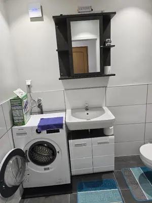 Ein Badezimmer in der Unterkunft Apartment in Mannheim
