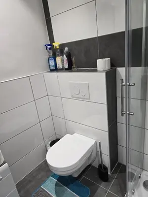 Ein Badezimmer in der Unterkunft Apartment in Mannheim