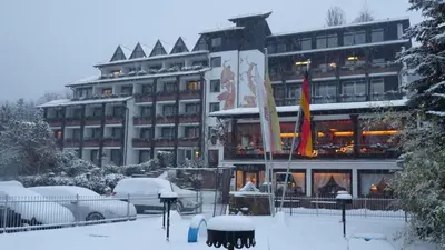 Ringhotel Siegfriedbrunnen im Winter