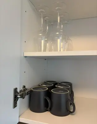 Küche/Küchenzeile in der Unterkunft Nisay Home - 1 Room Apartment - N6
