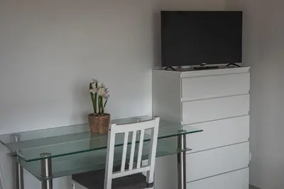 TV/Unterhaltungsangebot in der Unterkunft Pension Nickel Ferienwohnung EG Am Holzlachgraben