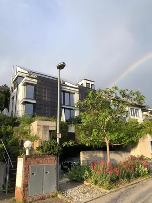 Das Gebäude in dem sich die Ferienwohnung befindet