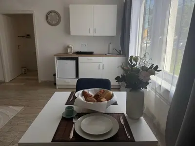 Küche/Küchenzeile in der Unterkunft Lunetha Homes