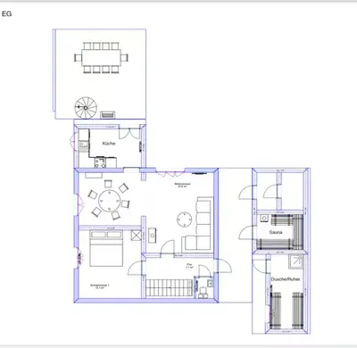 Grundriss der Unterkunft Zita Ferienhäuser - Ferienhaus Burgi