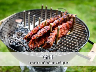 Ein für Gäste verfügbarer Grill in der Ferienwohnung